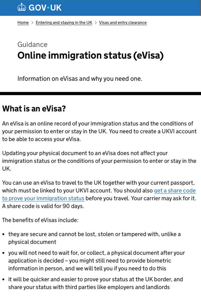 eVisa