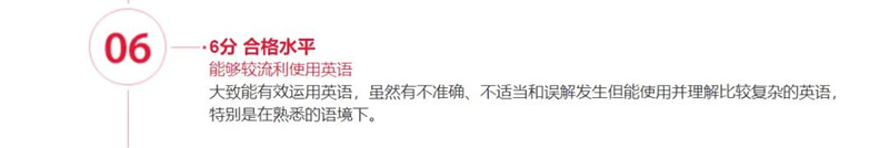 雅思6分的评价